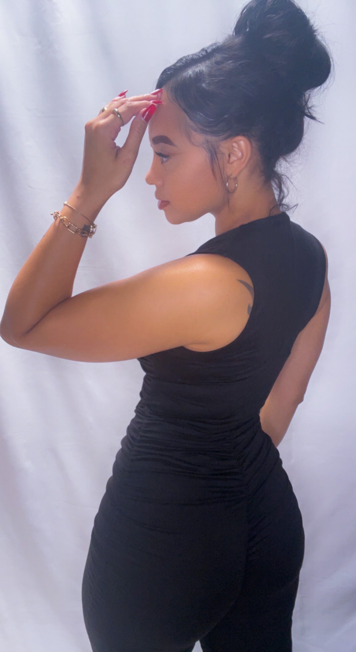 Entice Me Ruched Jumpsuit