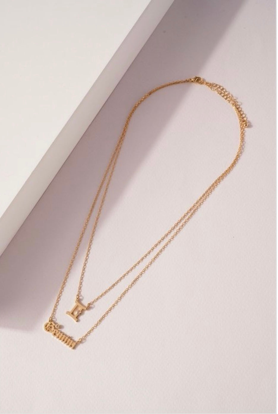 Layered Zodiac Babe Necklace