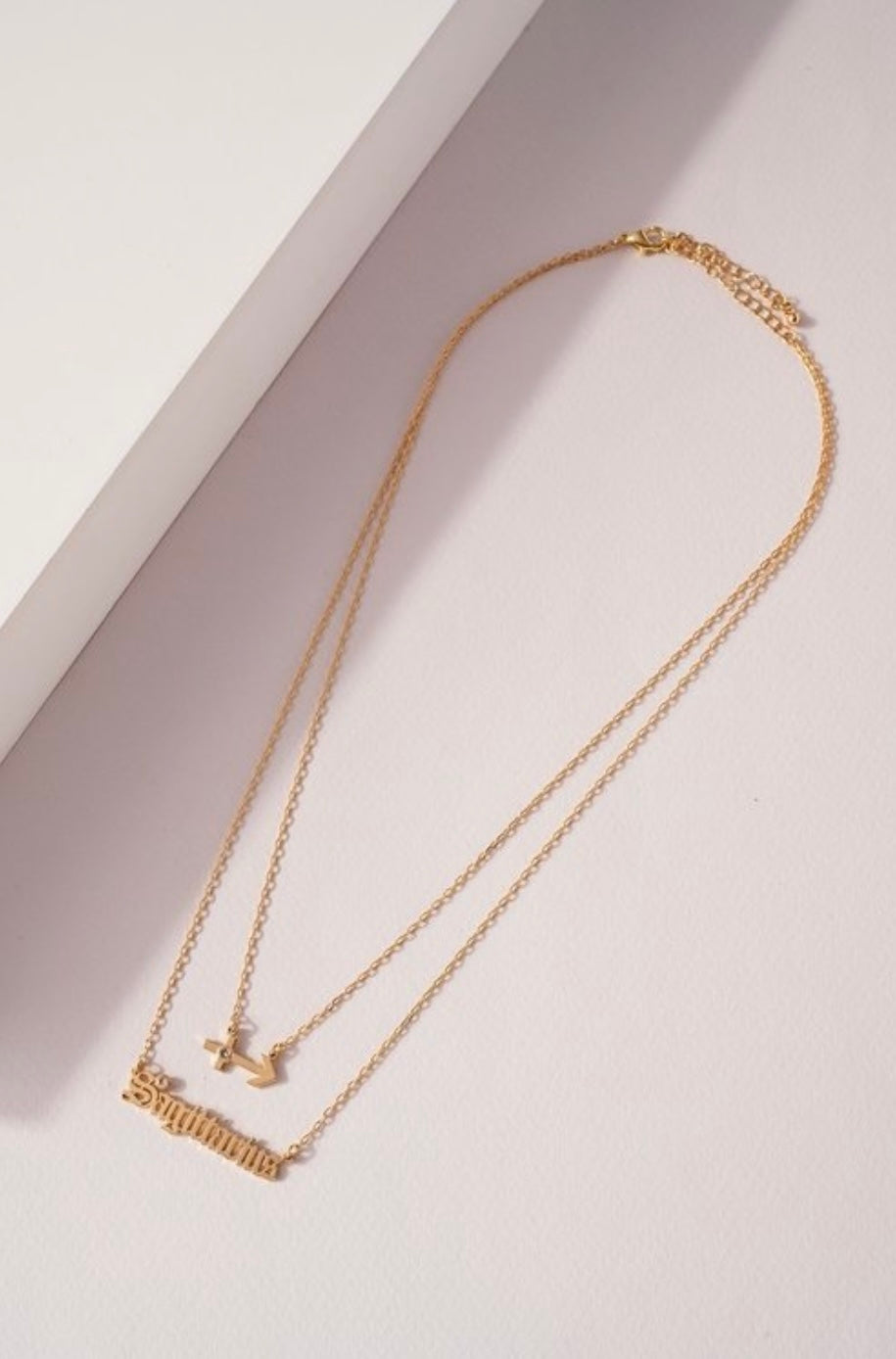 Layered Zodiac Babe Necklace