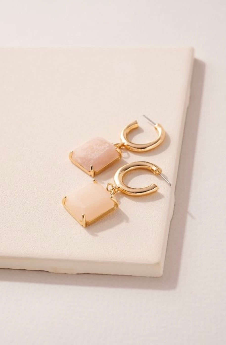 Elegant Natural Stone Earrings