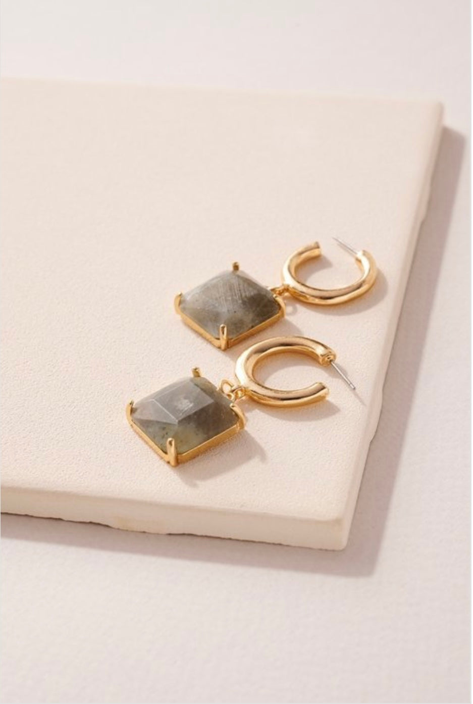 Elegant Natural Stone Earrings