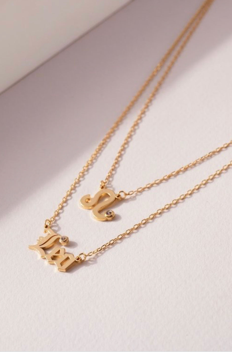 Layered Zodiac Babe Necklace