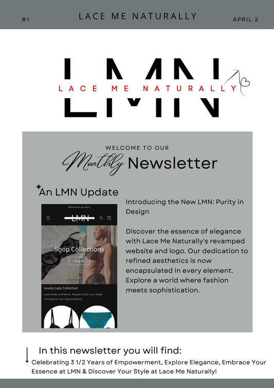 April Newsletter: Rebrand of LMN 🥂✨