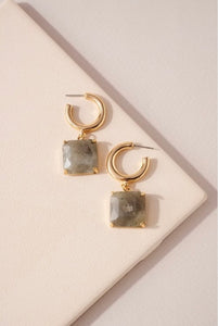 Elegant Natural Stone Earrings